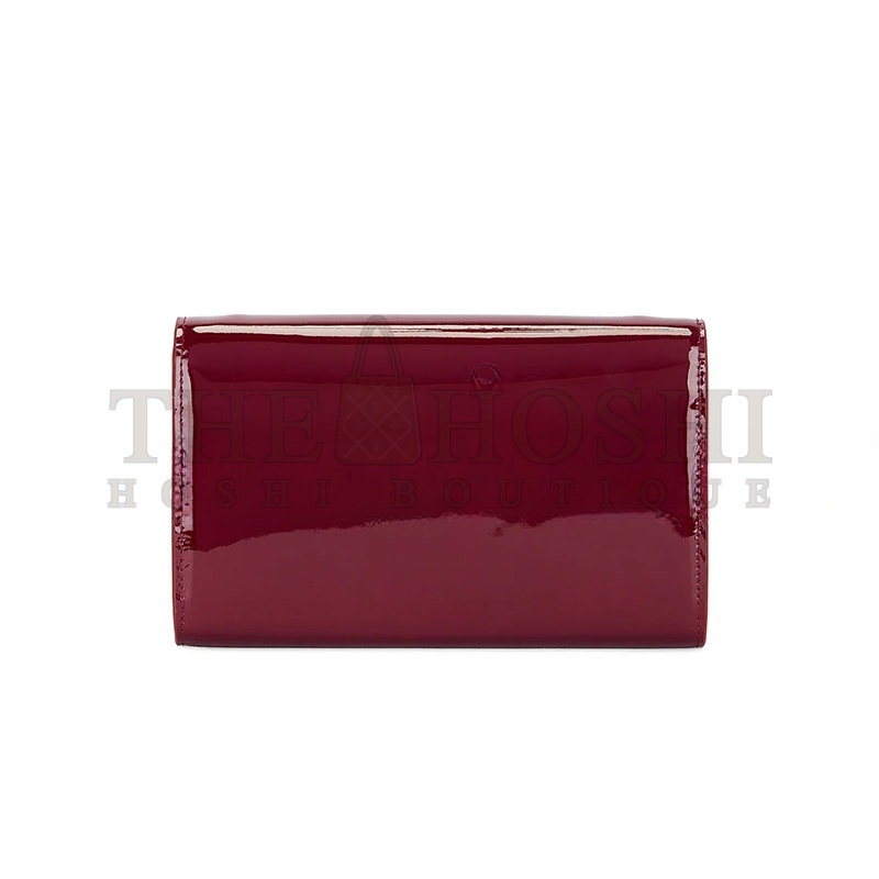 Y51 UPTOWN CHAIN WALLET IN PATENT LEATHER 607788BMIIW6259 (19*12*3cm) Master Quality